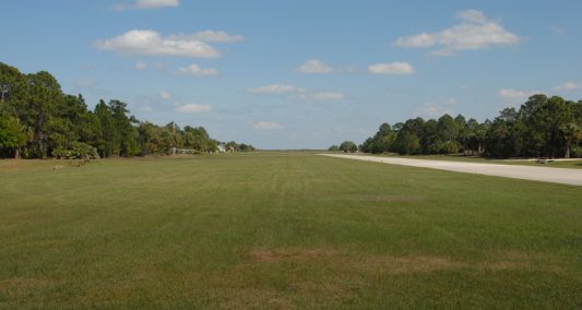 Runway looking east